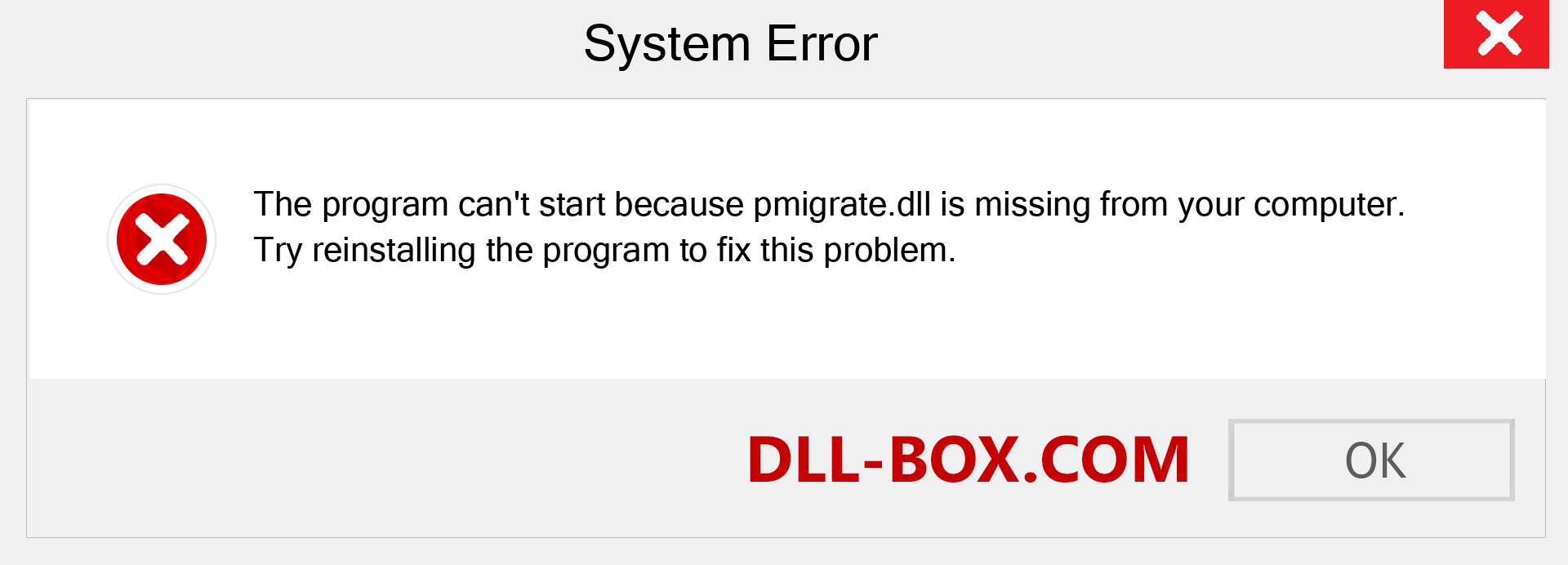  pmigrate.dll file is missing?. Download for Windows 7, 8, 10 - Fix  pmigrate dll Missing Error on Windows, photos, images