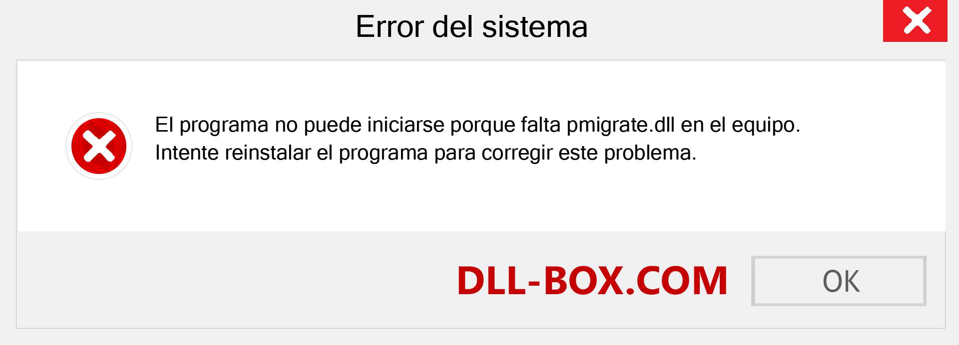 ¿Falta el archivo pmigrate.dll ?. Descargar para Windows 7, 8, 10 - Corregir pmigrate dll Missing Error en Windows, fotos, imágenes