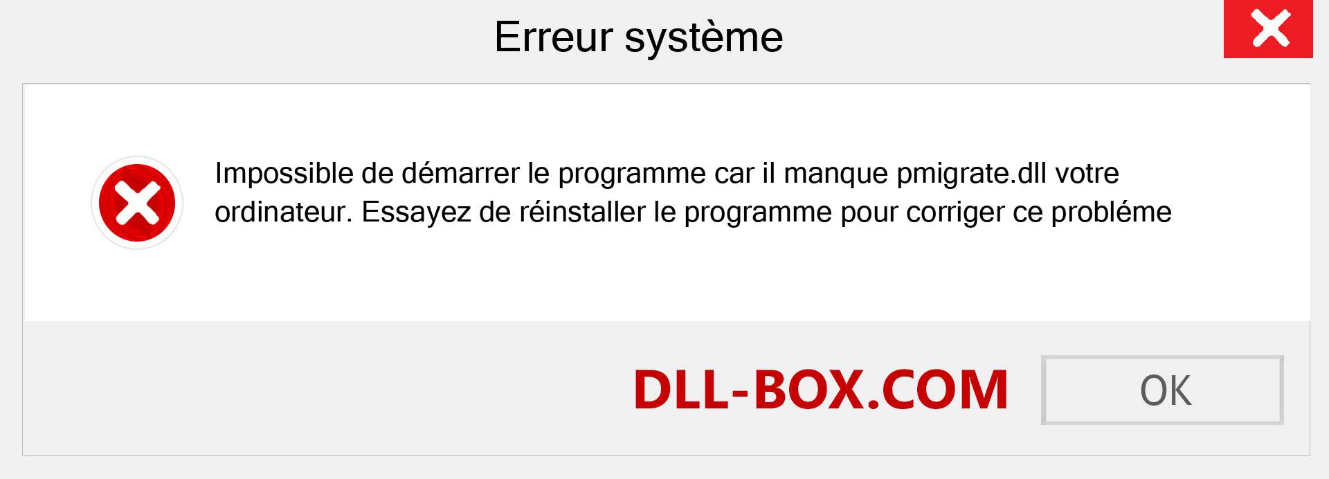 Le fichier pmigrate.dll est manquant ?. Télécharger pour Windows 7, 8, 10 - Correction de l'erreur manquante pmigrate dll sur Windows, photos, images